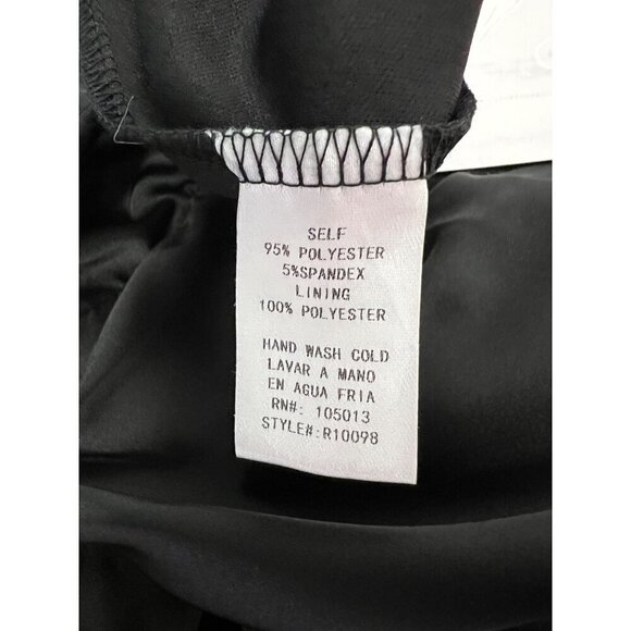 Andree by Unit Womens Long Sleeve V-Neck Twisted Waist Pant Jumpsuit Black S New - Picture 11 of 11